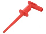 Pensetă de măsurare roșie 300V 2mm 75mm