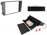 Rama Radio Auto Audi A6 2001-2005, 2DIN, cu Incarcator Wireless 5W si Buzunar