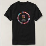 Echipa națională de hochei tricou de copii Ice Hockey World Championship Czechia MS 2024 Black - Dětsk&eacute; XL 12 - 142 - 152