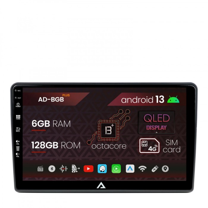 Navigatie Fiat Ducato, Citroen Jumper, Peugeot Boxer, Android 13, B-Octacore 6GB RAM +128GB ROM, 9 Inch - AD-BGB9006+AD-BGRKIT355