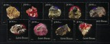 Guineea-Bissau 2001: Minerale, Serie Completa MNH - Cota Michel 8&euro;, Timbre Colectie
