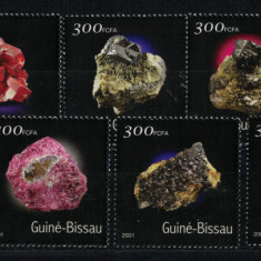 GUINEEA-BISSAU 2001 - Minerale / serie completa MNH (cota Michel 8€)