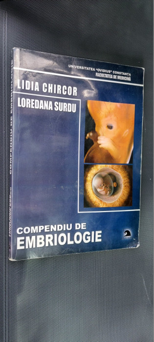 COMPENDIU DE EMBRIOLOGIE LIDIA CHIRCOR , LOREDANA SURDU .