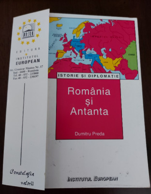 Dumitru Preda - Romania si Antanta + semn de carte foto