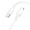 Cablu Date si Incarcare USB-C - USB-C Borofone BX93, 60W, 1m, Alb