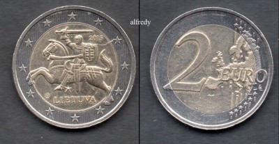 LITUANIA 2015, 2 euro foto
