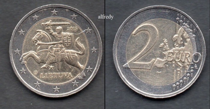 LITUANIA 2015, 2 euro