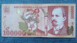 100000 Lei 1998 Romania / 100.000 / seria 3587958