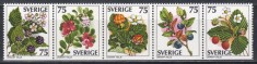Suedia 1977 - Fructe sălbatice, Staif, MNH foto