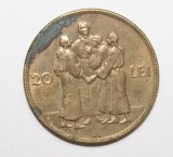 20 LEI 1930 HORA KN . DETALII EXCELENTE . STAREA DIN POZE .