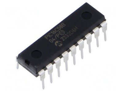Microcontroler PIC 40MHz GPIO 2,5-5,5VDC THT PDIP18 PIC16 foto