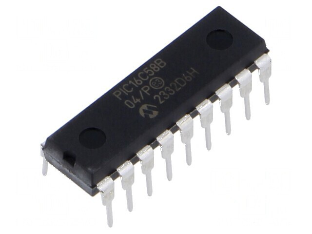 Microcontroler PIC 40MHz GPIO 2,5-5,5VDC THT PDIP18 PIC16