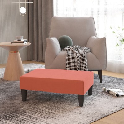 vidaXL Taburet, roz, 78x56x32 cm, catifea foto