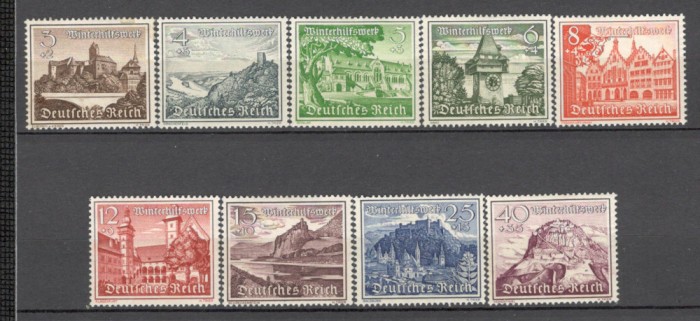 Deutsches Reich.1939 Ajutor de iarna-Cladiri MD.119