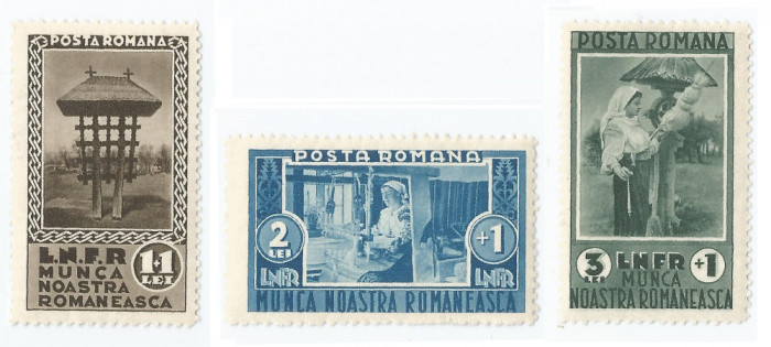 |Romania, LP 106/1934, Munca noastra romaneasca - LNFR, MNH
