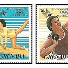 Grenada 1986 - JO Seoul, serie neuzata
