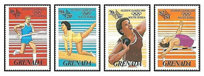 Grenada 1986 - JO Seoul, serie neuzata foto