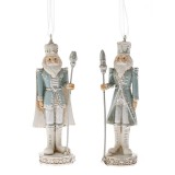 Cumpara ieftin Set 2 ornamente brad din rasina Nutcracker Ice Blue, Iliadis Alexandros