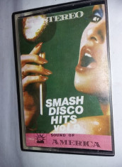 caseta audio Veche,SMASH DISCO HITS,VOL.9,SOUND OF AMERICA,originala,T,GRATUIT foto