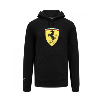 Ferrari hanorac de bărbați cu glugă Shield black F1 Team 2023 - XXL foto