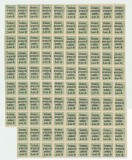 1923 ROMANIA &Icirc;nfometatii Basarabiei timbru neemis 3L pe 60b bloc de 98 MNH