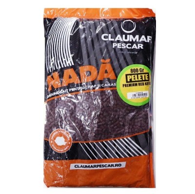 Pelete Crap Claumar Red Krill 4.5mm 800gr foto