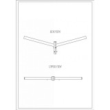 Cumpara ieftin Brat Dublu Drept 180&deg; 0.5M