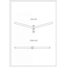 Brat Dublu Drept 180&deg; 0.5M