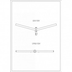 Brat Dublu Drept 180° 0.5M