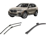 Cumpara ieftin Set 3 stergatoare BMW Seria X5 Van (G05) din 2019-2023, pentru parbriz si luneta fata si spate auto, Bosch Aerotwin-Aerotwin, din cauciuc siliconat re