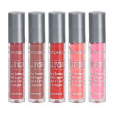 Set 5 Rujuri Lichide Mate Teayason Matte Lipgloss #B