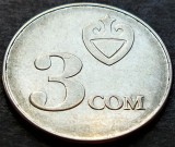 Cumpara ieftin Moneda 3 SOM - KYRGYZSTAN, anul 2008 * cod 2376 B, Asia