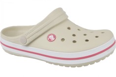Papuci flip-flop Crocs Crocband Clog K 204537-1AS bej foto