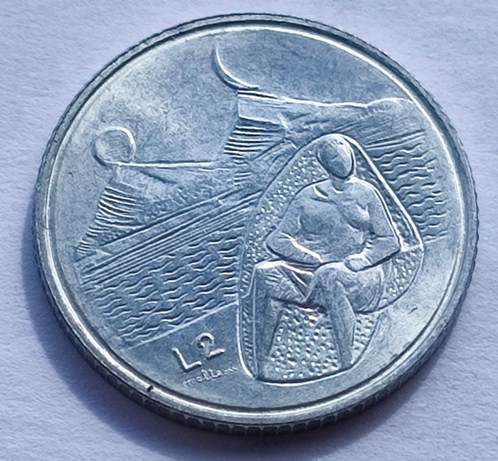 225. Moneda San Marino 2 lire 1976