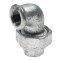 Cot cu racord olandez 95, fonta zincata, FI - FI, 3/4&quot;