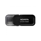 Adata - Memory Stick UV240 (AUV240-64G-RBK) - USB 2.0 FlashDrive, 64GB - Black