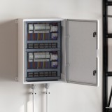 vidaXL Dulap de Control IP65 Impermeabil Gri 50x24,5x70 cm Plastic ABS