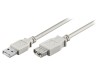 Cablu USB 2.0 5m Gri 480Mbps, Goobay