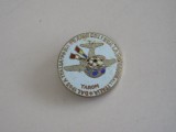 QW9 I 9 - Insigna - tematica aviatie 25 ani de colaborare Romania Italia TAROM, Romania de la 1950
