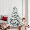 VidaXL Brad de Crăciun artificial cu 300 LED Verde 180 cm PE și PVC 3397617