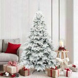 vidaXL Brad de Crăciun artificial cu 300 LED Verde 180 cm PE și PVC 3397617