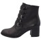 Ghete dama, din piele naturala, marca s.Oliver, 5-25349-21-01-15, negru , marime: 37