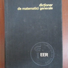 Dictionar de matematici generale