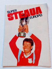 Program - poster - STEAUA Bucuresti castigatoarea Super Cupei Europei 1987 foto
