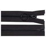 Fermoar plastic detasabil 4 mm, lungime 50 cm, negru, Crisalida