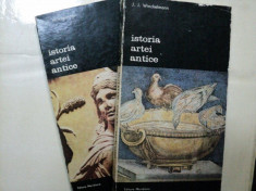 ISTORIA ARTEI ANTICE - J.J. WINCKELMANN -BUC. 1985 VOL.I-II foto