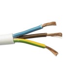 Cablu electric MYYM H05VV-F cupru 3x1.5mm alb rotund 3500W 16A, Oem