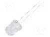 Dioda LED, 7,8mm, portocalie, 14400...18000mcd, 20mA, 2,1...2,6V, OPTOSUPPLY - OSOOG28131A