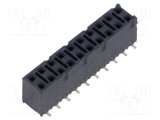 Conector şiruri pini mamă 20 PIN 2,54mm aurit SMT SAMTEC