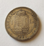 Ungaria - 1 Forint 1881 - Argint